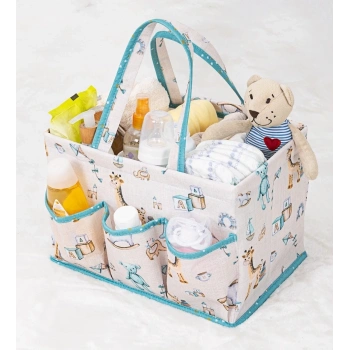 Baby Kullanımı Kolay Desenli Taşınabilir Bakım Çantası (yeşil)