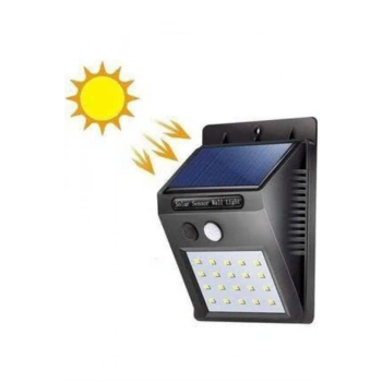 Bahçe Aydınlatması Güneş Enerjili Led Işık Lamba Sensörlü Dekoratif