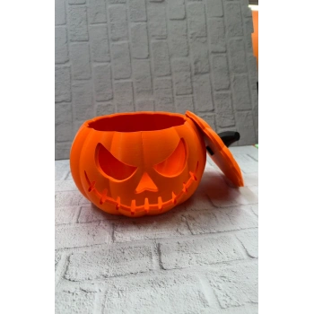 Balkabağı Tasarım Kapaklı Dekoratif Kase