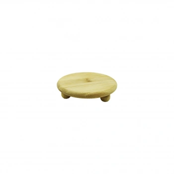 BAMBOO BAMBU SUNUM TABAK AYAKLI 11X11CM (5324)