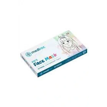BEYAZ ÇOCUK MASKESİ LASTİKLİ 10 PARÇA (5324)