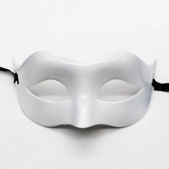 Beyaz Renk Masquerade Kostüm Partisi Venedik Balo Maskesi (5324)