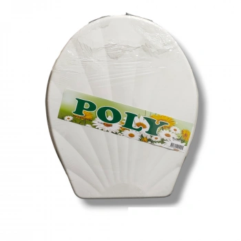 BEYAZ SERT KLOZET KAPAK BÜYÜK 36.5 x 42.5 cm (5324)