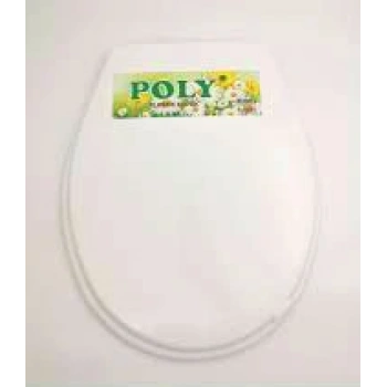 BEYAZ YUMUŞAK KLOZET KAPAK BÜYÜK PUF (5324)