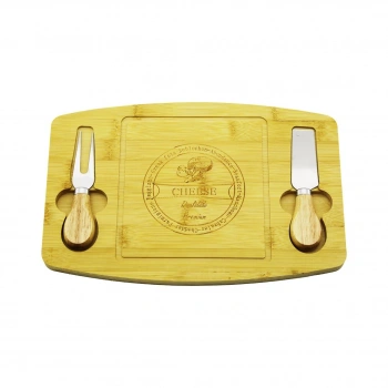 BIÇAK SAĞ-SOL 19X29CM -1.5CM AHŞAP BAMBU KAHVALTI PEYNİR SUNUM TABAK 2PEYNİR BIÇAK=AHŞAP SAPLI (5324)