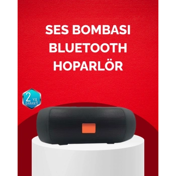 Bluetooth Hoparlör 20W Bass Güçlü Ses USB Flash AUX Destekli