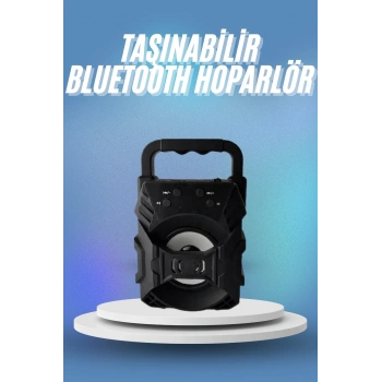 Bluetooth Hoparlör Android ve İOS Uyumlu Ses Bombası USB Girişli Taşınabilir