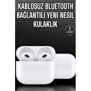 Bluetooth Kulaklık 3.nesil Kablosuz Uzun Pil Ömrü Dokunmatik Kontrol