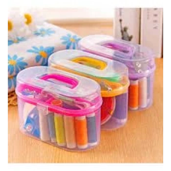 ÇANTALI DİKİŞ ÇEYİZ SETİ İPLİK - İĞNE - MAKAS- MEZURA (5324)