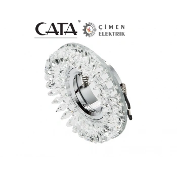 CATA CT 6569 Menekşe Kristal Cam Spot Kasası