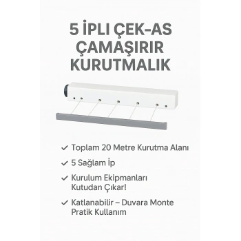 Çek As Ger As 5 İpli 20 Mt