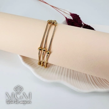 Çelik Bileklikler 17+5 Cm Uzatma Payı - Kbl0138