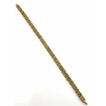 Çelik  Erkek Çelik Bileklik Boy 21.5 Cm / En 0.6 Mm  - Ebl0082