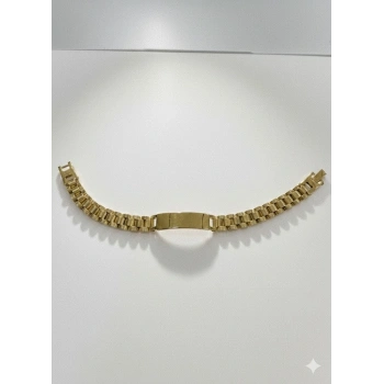Çelik  Erkek Çelik Bileklik Boy 21.5 Cm / En 0.9 Mm  - Ebl0044