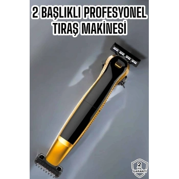 Çift Başlıklı Jilet Tıraş Makinesi Taşınabilir Suya Dayanıklı Sinek Kaydı