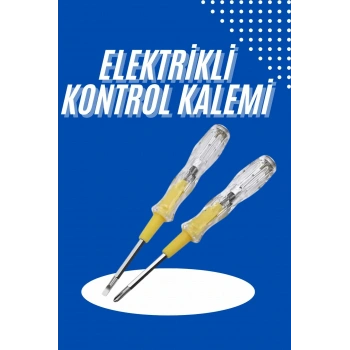 Çift Uçlu Kontrol Kalemi Elektrik Test Kalemi Şeffaf
