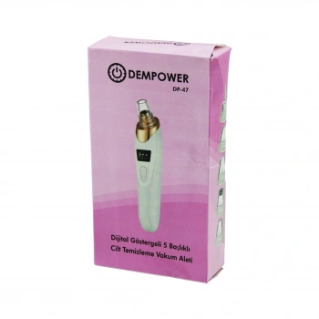 CİLT BAKIM ALETİ VAKUM AKNE- GÖZENEK- SİYAH NOKTA TEMİZLEME USB ŞARJ - 5BAŞLIK DİJİTAL G.- 3KADEME HIZ (5324)