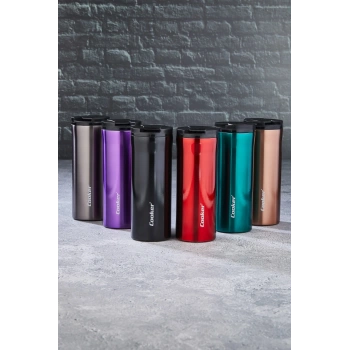 CKR-2041 400ML UZUN RENKLİ ÇELİK TERMOS BARDAK (5324)