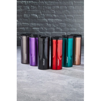 CKR-2041 400ML UZUN RENKLİ ÇELİK TERMOS BARDAK (5324)