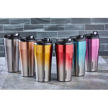 CKR-2049 400ML.ÇELİK MUG TERMOS BARDAK ÇİFT RENK (5324)