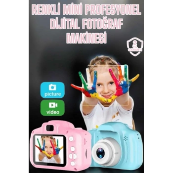 Çocuk Kamerası Profesyonel Hafif Ve Uzun Ömürlü USB Şarjlı 2.0 İnç