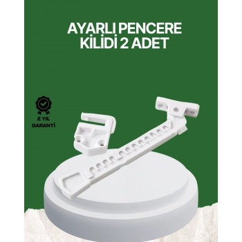 Çocuk ve Evcil Hayvanlar İçin Pencere Emniyet Kilidi 2 Adet