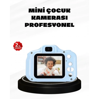 Çocuklar İçin Mini Dijital Kamera – 1080p Hd, 2.0 İnç Ekran, Komik Filtreli Ve Şarjlı