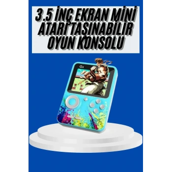 Çocuklara Özel 4K HD Retro Oyun Konsol El Atari Taşınabilir 500 Oyunlu