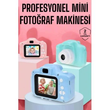 Çocuklara Özel Dijital Fotoğraf Makinesi Mini 1080p Hd Kaliteli