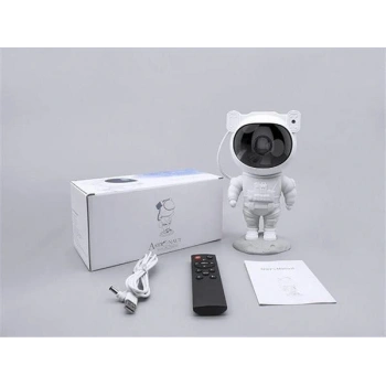 Çocuklara Özel Projeksiyon Astronot Lamba Speaker Sevimli