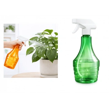 Çok Amaçlı Fısfıs Çiçek Sulama Şeffaf Su Sprey Şişesi 500 Ml