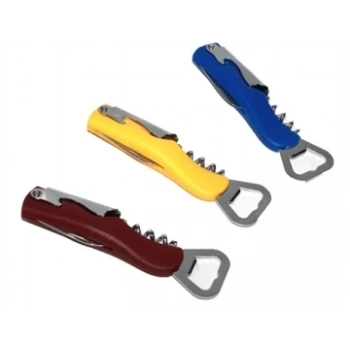 Çok Amaçlı ve Kullanışlı Metal Tirbişon - Açacak 4 Fonksiyonlu