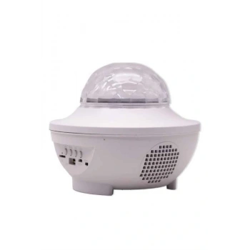 Çok Renkli Projektör Lamba Disko Topu Gece Lambası Kablosuz