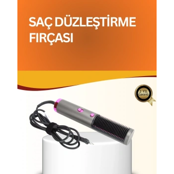 Çok Yönlü Kullanıma Uygun Saç Kurutma Ve Düzleştirme Fırçası