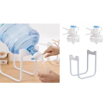 Damacana Musluk Başlığı ve Metal Ayak Stand Seti (5324)