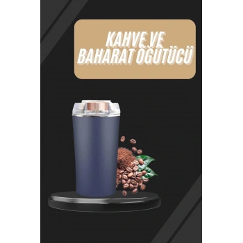 Dayanıklı Paslanmaz Çelik Kolay Kullanım Kahve Ve Baharat Öğütücü