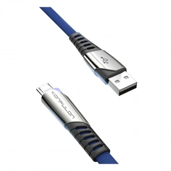 Dc16 Micro Usb Kablo 1m 2.4a - Mavi