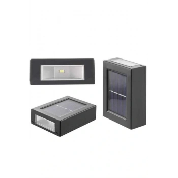 Dekoratif Duvar Lambası Solar Güneş Enerjili Bahçe Aydınlatması