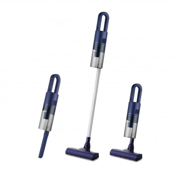 DİKEY MAVİ ELEKTRİKLİ SÜPÜRGE 500W 90° BAŞLIK - 1.5LT TOZ HAZNE - ÇİFT FİLTRE SVC-8628 (5324)