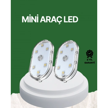 Dokunmatik Sensörlü Şarjlı Araç İçi Ambiyans Aydınlatma