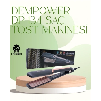 Dp-134 Saç Tost Makinesi 220°c Isı Ayarlı, 360° Dönebilen Kablo