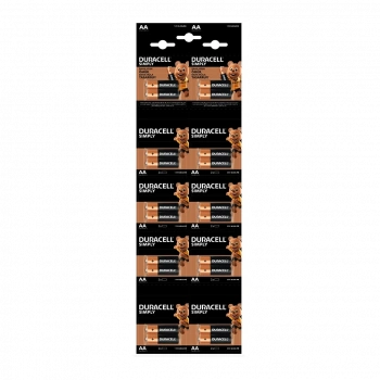 DURACELL KALEM PİL ALKALİN 20 PARÇA (5324)