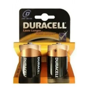 DURACELL LR20 D BÜYÜK  PİL 2Lİ KART (5324)