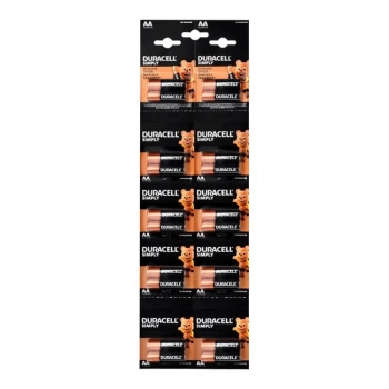 Duracell Simply İnce Kalem Pil Alkaline Aaa 20li Kartela