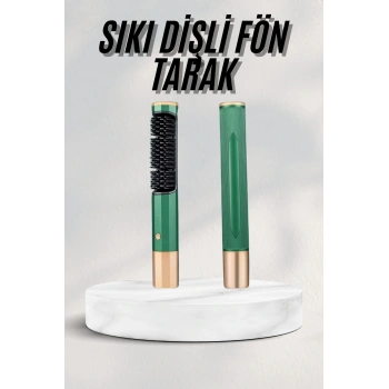 Düzleştirici Fırça Saç Düzleştirici Arada Fön Tarak Taşınabilir