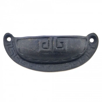 Eco Lounge Antika Tarz Dekoratif Pirinç Çizgili Tas Mobilya Kulbu - 37x90 mm, Oksit