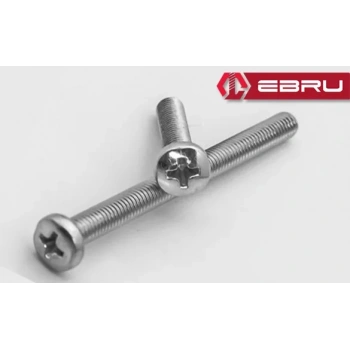 Eco Lounge Ebru Yuvarlak Yıldız Başlı YSB Civata M5x15 - 200 Adet