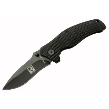 Eco Lounge Yele M446 Siyah Kamp Çakı 20cm - Yarı Otomatik, Kemerlikli