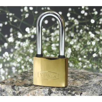 Eco Lounge Yuma Sarı Kaplama Döküm Uzun Asma Kilit 50mm