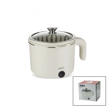 ELEKTRİKLİ ÇOK FONKSİYONLU PİŞİRİCİ PASLANMAZ ÇELİK TENCERE 800ML SCO-5063 (5324)